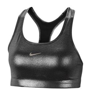 Nike Icon Clash Swoosh Shimmer Bra Small